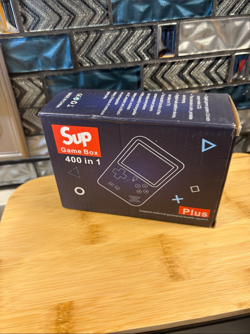 Game Box Plus 400-in-1 Handheld Gaming Console - Navy Blue